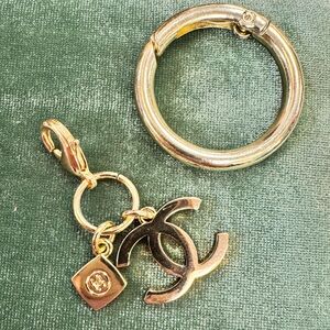 Chanel Gold Tone Bag Charm